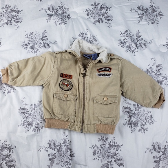 baby top gun jacket